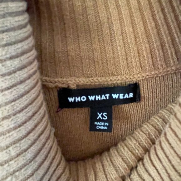 Who What Wear Long Sleeve Turtle Neck Dress - Size XS - Picture 3 of 5